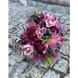 Kompozycja nagrobna "Purpurowa Zaduma"
